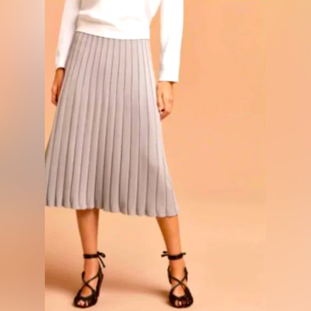 Wilfred Chamfort pleated knit skirt - small